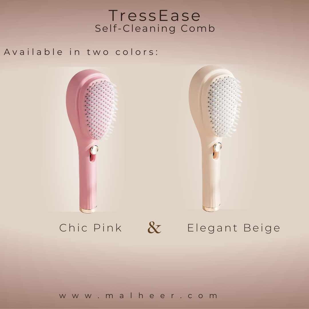 TressEase Self-Cleaning Comb